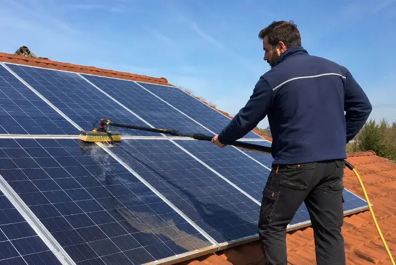 Nettoyage et entretien de panneaux solaires à Marguerittes